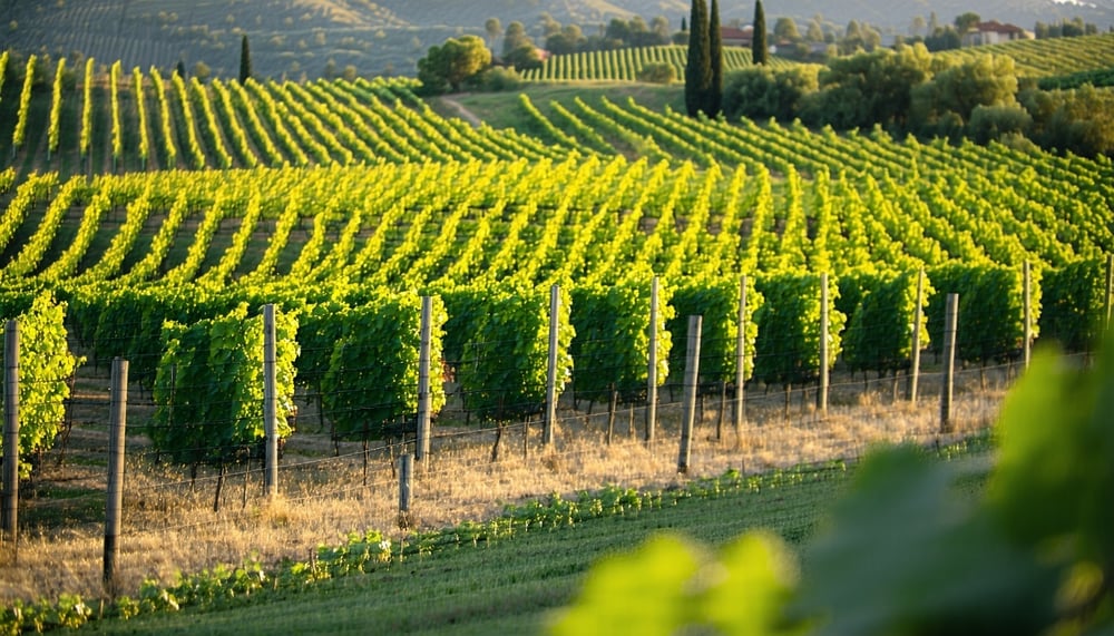 Winery management software interface